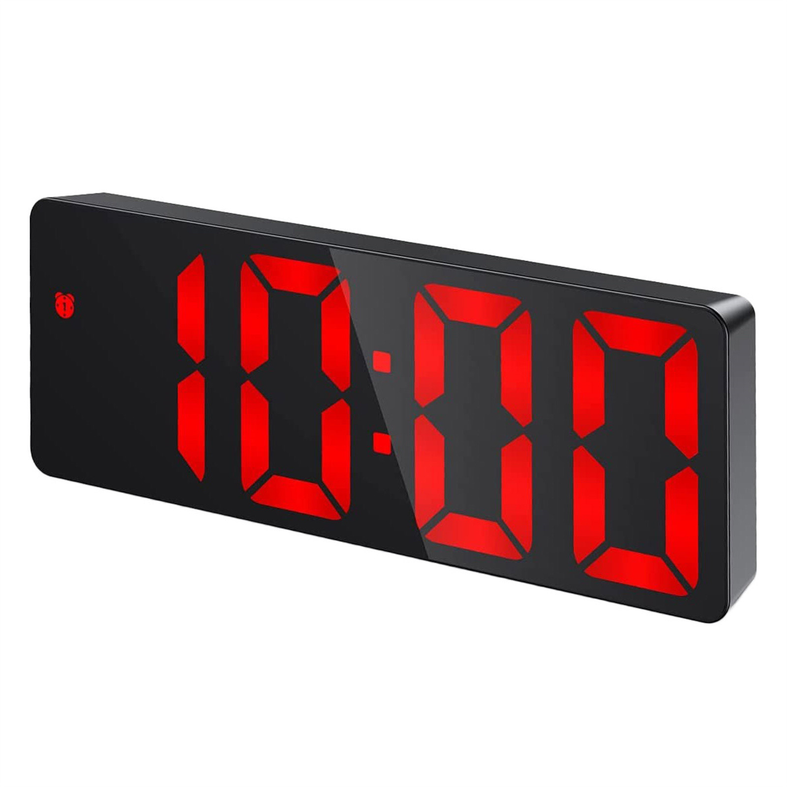 Digital Timer Countdown - Digitaler Wecker, LED-Uhr, minimalistischer Stil, Acrylspiegel,