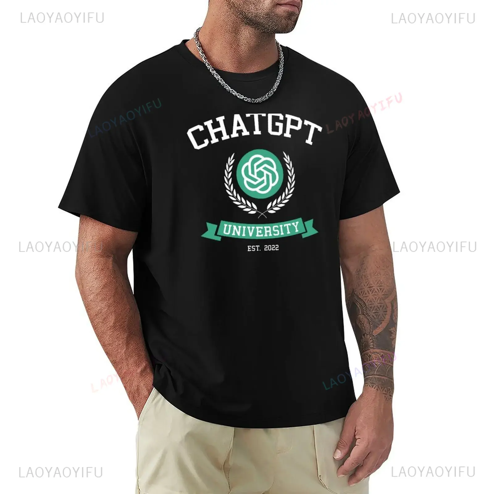 Office Print Tech - Lustiges, von ChatGPT inspiriertes Unisex-T-Shirt mit